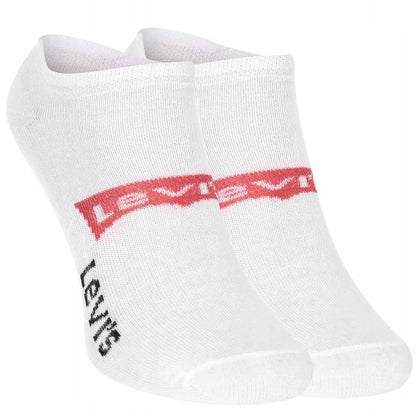 Skarpetki LEVI'S stopki 12 par BAWEŁNA białe/szare/czarne