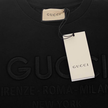 Koszulka męska t-shirt GUCCI 100% bawełna czarna