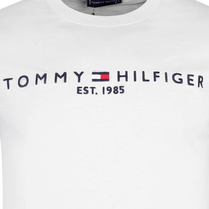 Koszulka męska t-shirt TOMMY HILFIGER 100% bawełna biała