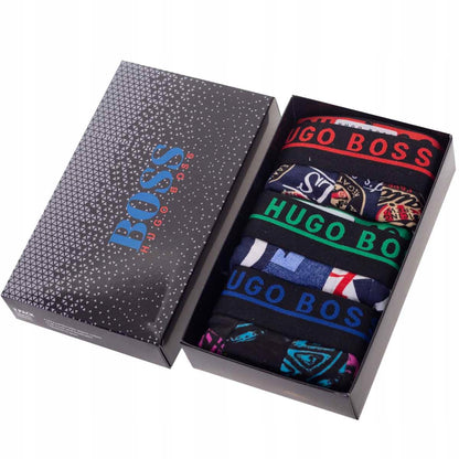 Męskie bokserki GIFTBOX PREZENT majtki HUGO BOSS 3P