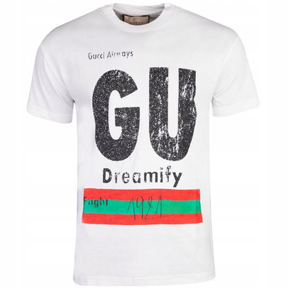 Koszulka męska t-shirt GUCCI 100% bawełna biała