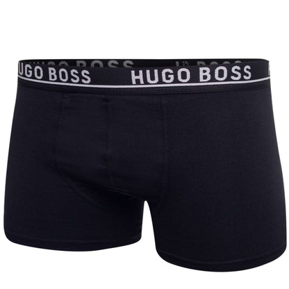 Bokserki męskie HUGO BOSS majtki 3 PARY BAWEŁNA czarne/granatowe/niebieskie