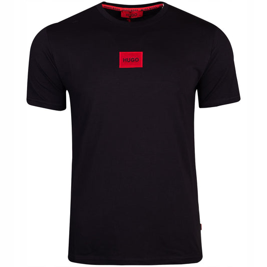 Koszulka męska t-shirt HUGO 100% bawełna czarna