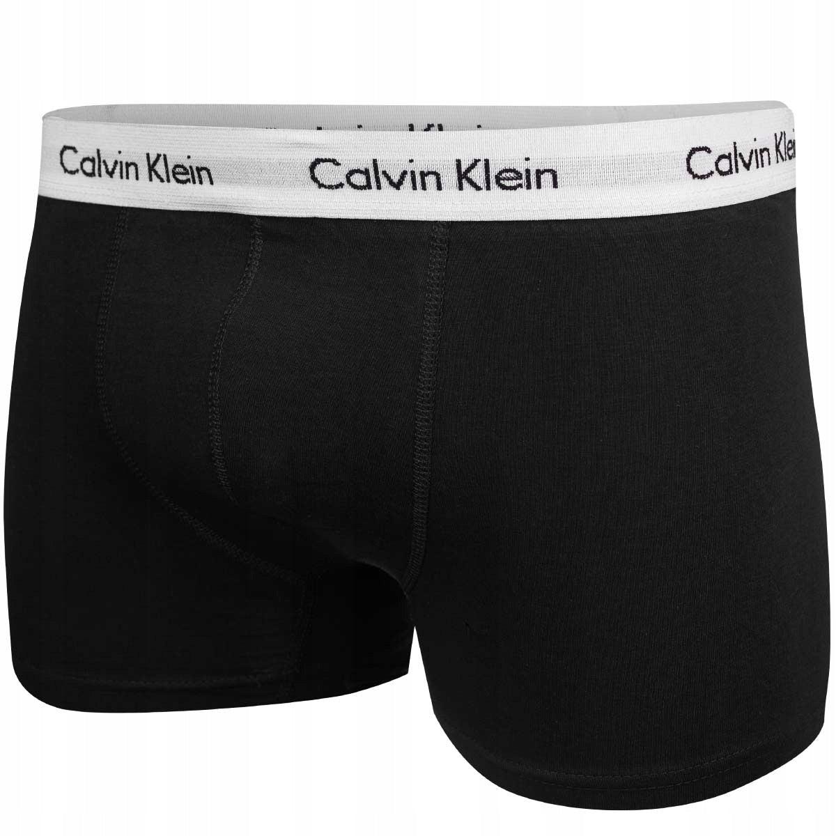 Męskie bokserki bawełniane majtki CALVIN KLEIN 3P czarne, szare