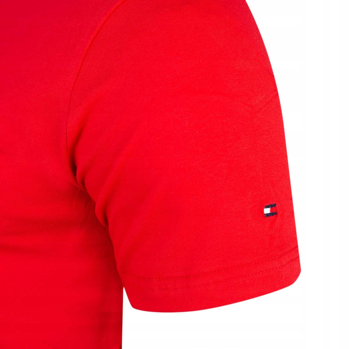 Koszulka męska t-shirt TOMMY HILFIGER 100% bawełna czerwona