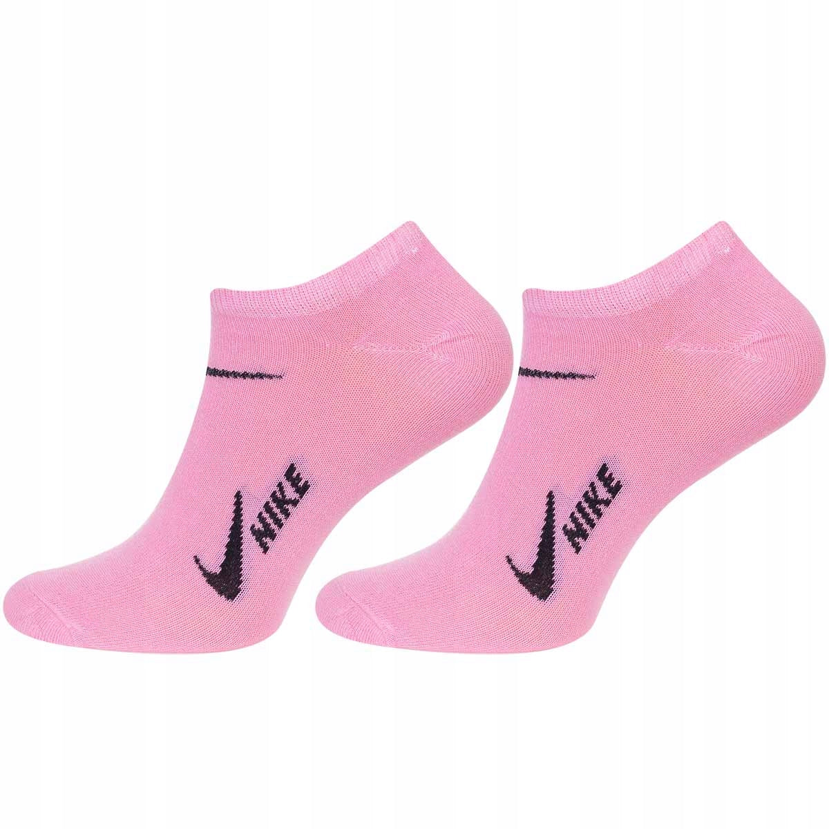 Skarpetki NIKE stopki 12 PAR pomarańczowe/różowe/limonkowa zieleń