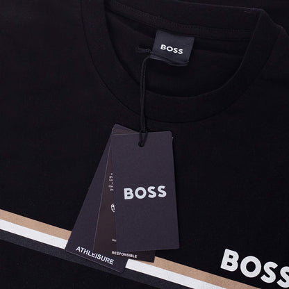 Koszulka męska t-shirt BOSS 100% BAWEŁNA czarna