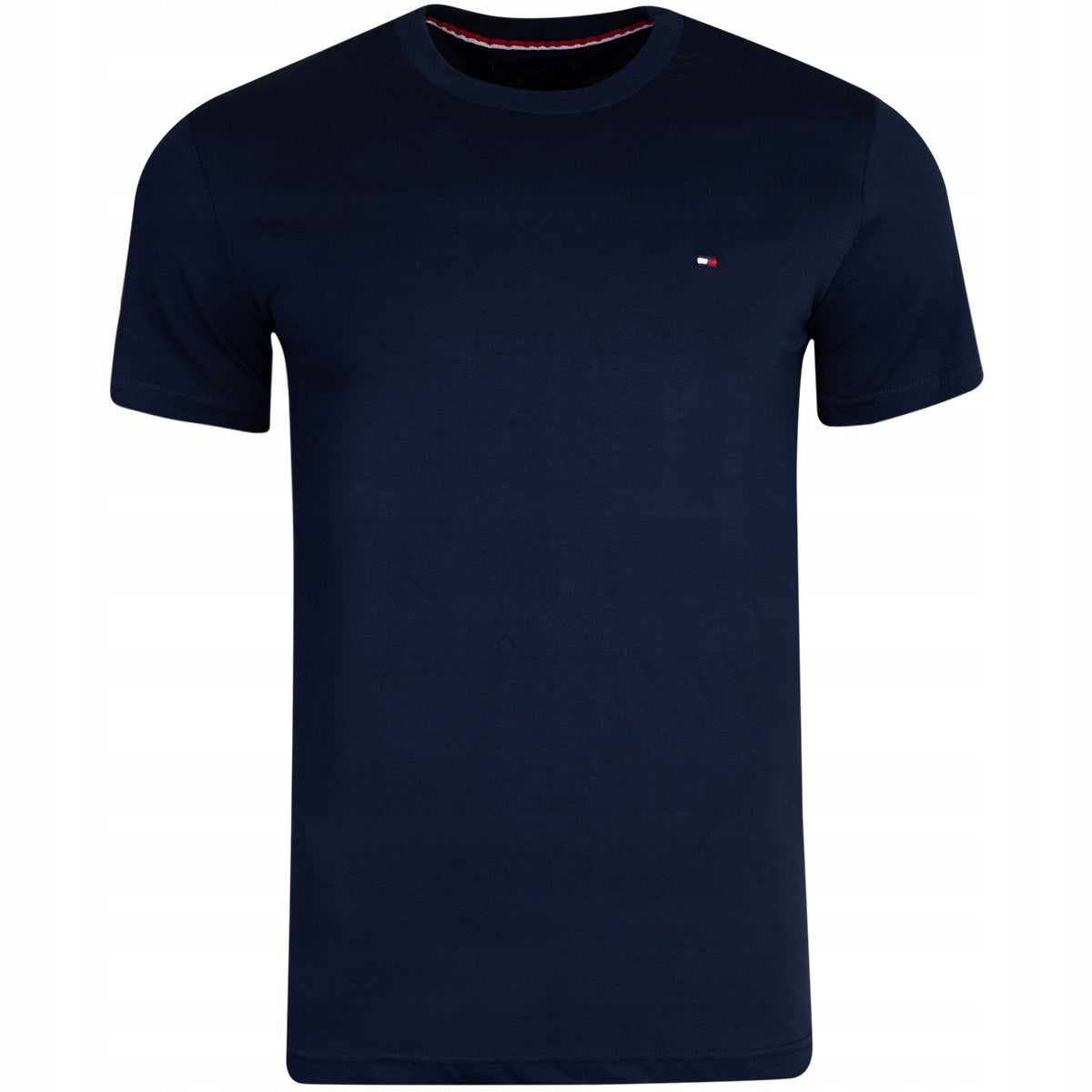 Koszulka męska t-shirt TOMMY HILFIGER 100% bawełna granatowa