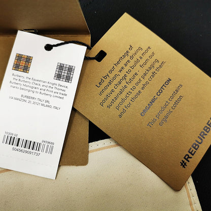 Koszulka męska t-shirt BURBERRY 100% bawełna czarna