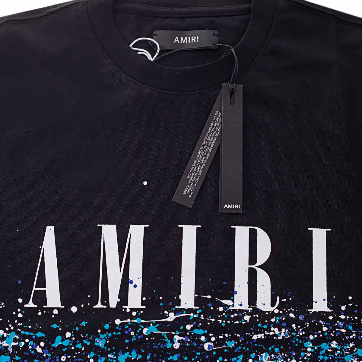Koszulka męska t-shirt AMIRI 100% bawełna czarna